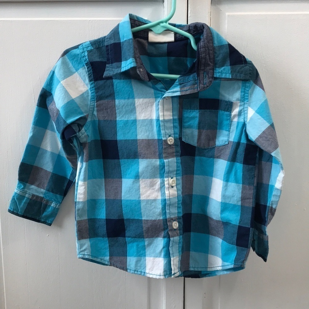 Crazy 8 Boys' Plaid Flannel Button Down Shirt